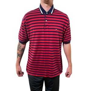 Y2K Tommy Hilfiger Striped Polo
